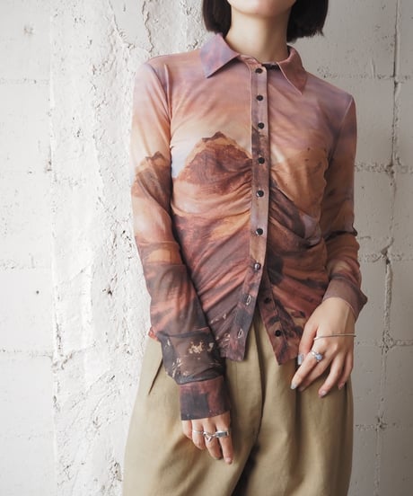 Desigual  Sheer Shirt BR
