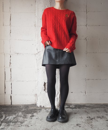 LAUREN RALPH LAUREN PETITE Wool Cable Sweater RE