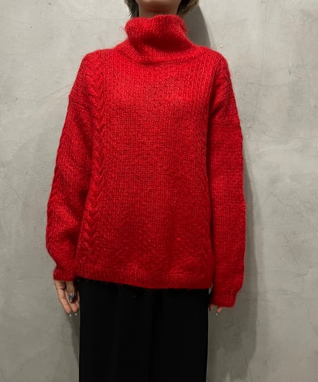 Mohair Cable Sweater RE
