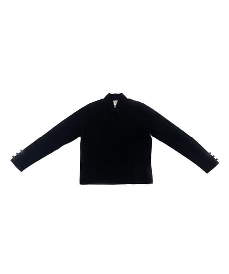 Teardrop Open China Knit BK
