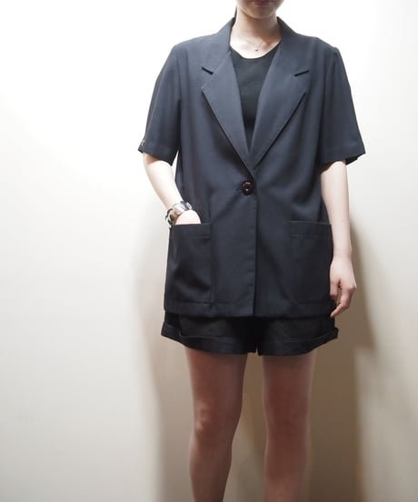 S/S Tailored Jacket BK