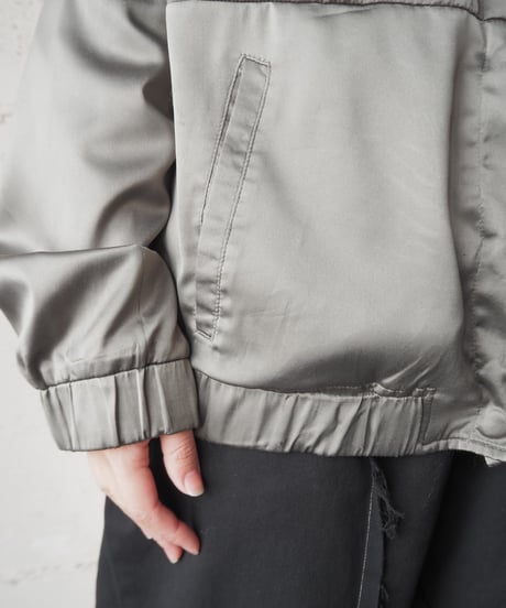 GUESS Satin Collarless Jacket KA