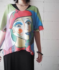 Picasso Print s/s Knit YGNBL
