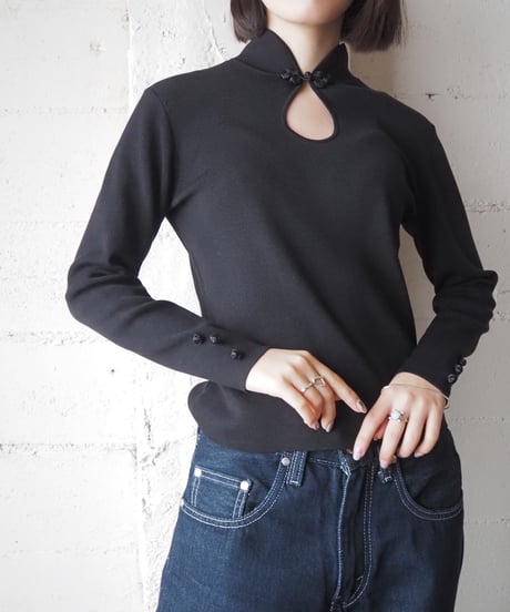 Peekaboo Design Knit BK