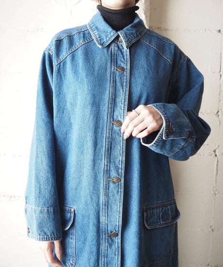 Long Denim Coat BL