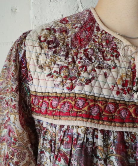 Vintage Indian Cotton Dress RE