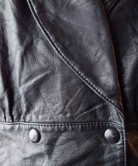Shawl Collar Leather Jacket DNV