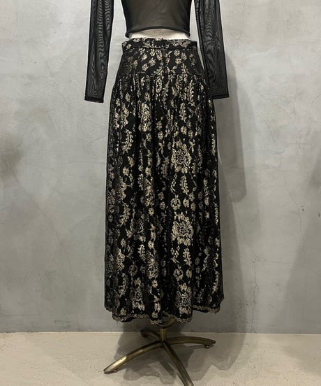 Glitter Embroidery Volume Skirt BKGD