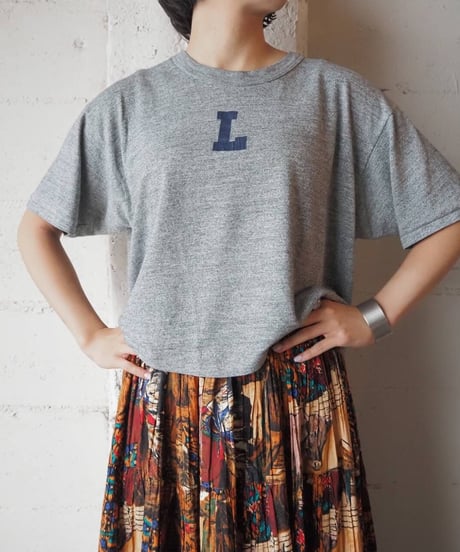 L.Print Short Tee GR
