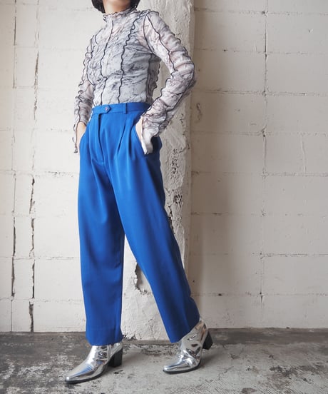 Color Tuck Pants BL