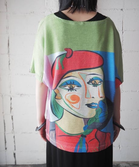 Picasso Print s/s Knit YGNBL