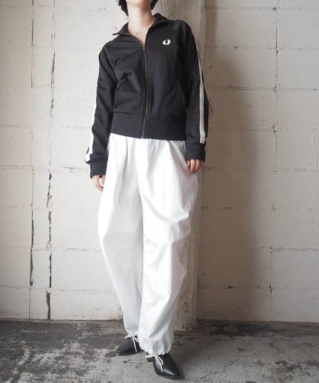 FRED PERRY Stand Collar Line Track Jacket BK WH