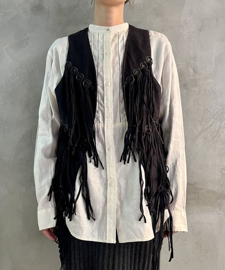 Fake Swede Fringe Vest BK