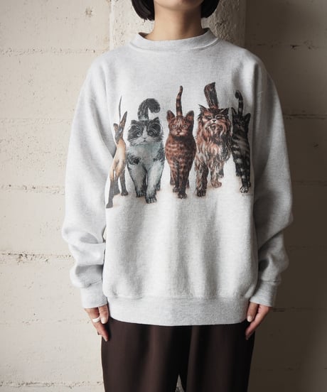 Cat Print Sweat GR