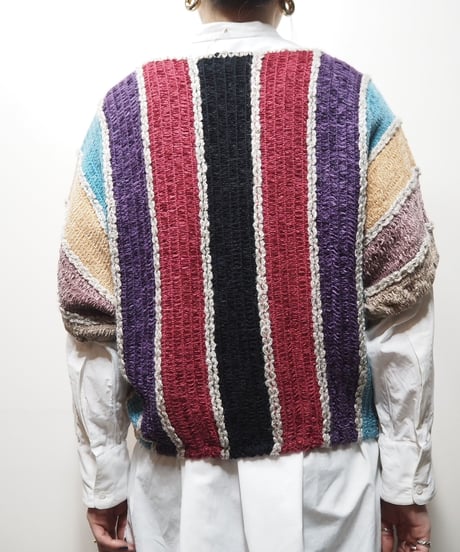 Stripe Velour Vest PIBKPUR