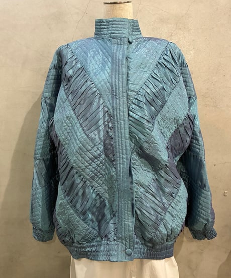 Aurora Color Pleated Design Blouson LBL