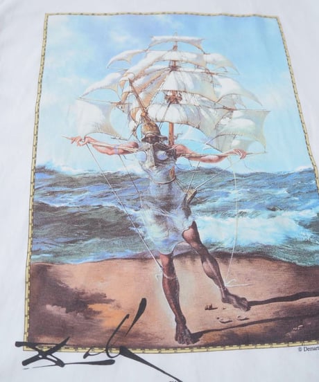 1990's Dead Stock USA Salvador Dali Tee 船