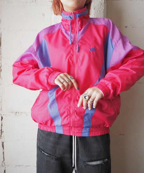 NIKE Stand Collar Zip Up Jacket PIPURBL