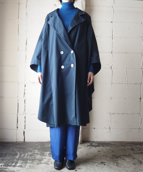 Open Collar Double Breasted Cape NV