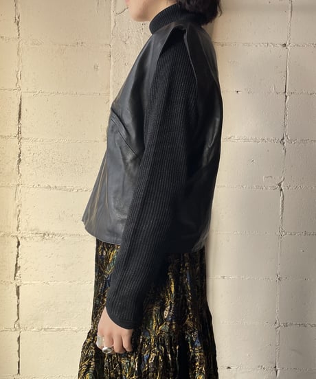 Fake Leather Vest BK