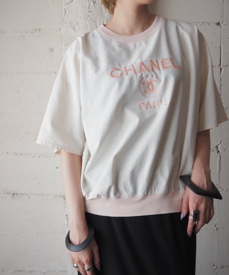 CHANEL Logo Embroidery Tops LPI