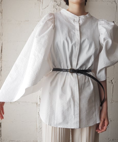 Volume Puff Sleeve Blouse WH