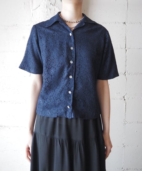 1960-70's Euro Lace Blouse NV