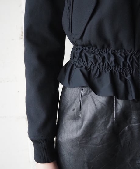 3.1 Phillip Lim Gather Waist Jacket BK