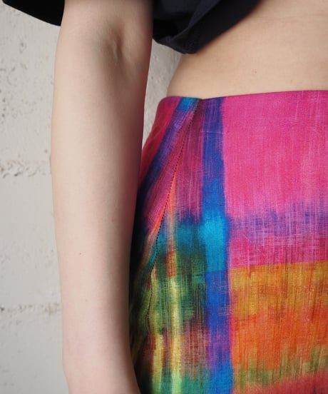 Desigual  Colorful Plaid Tight Skirt PIORYE