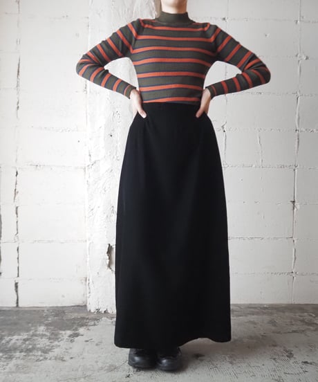 Mock Neck Rib Knit KAOR