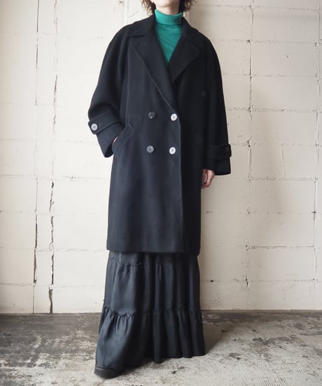 Cashmere Chester Coat BK