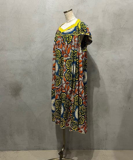 Flower Pattern Batik Dress YEBLOR
