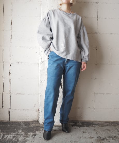 ISSAC MIZRAHI Puffsleeve Wide Sweat GR