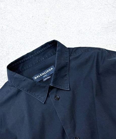 BALENCIAGA Cotton Plain Shirt BK