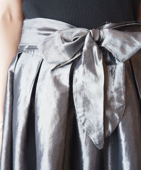 1990's Metalic Asymmetry Skirt