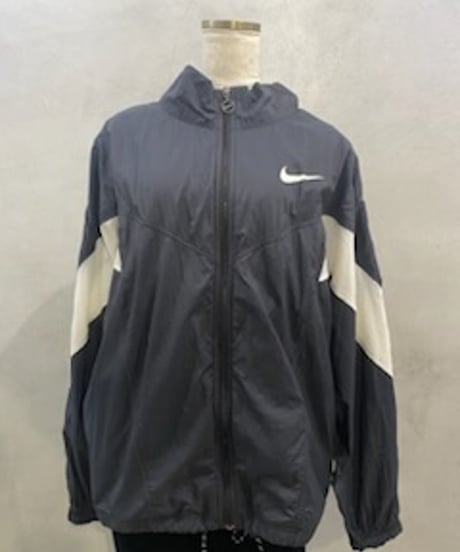 NIKE Back Logo Bicolor Nylon Jacket BK