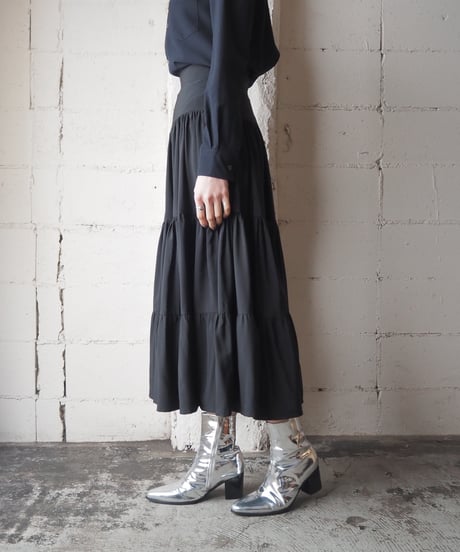Volume Tiered Skirt BK
