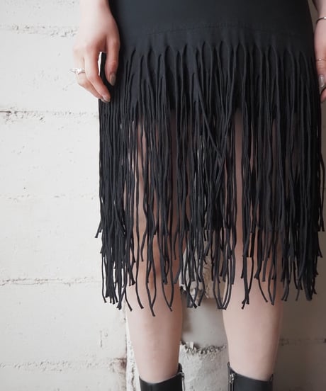POLO Ralph Lauren Fringe Hem Tee Dress BK