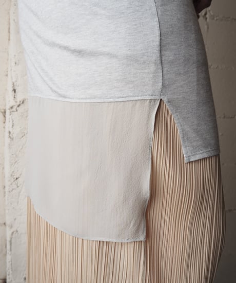 HELMUT LANG Sheer Docking Cutsewn Dress GR