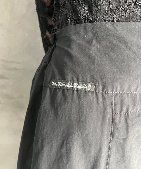 Waist Drawstring Mermaid Skirt BK