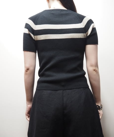 Line Rib Knit BKBE