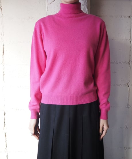 Cashmere Turtle Neck Knit PI
