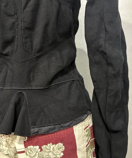 MARITHE FRANCOIS GIRBAUD Seam Design Jacket Shirt BK