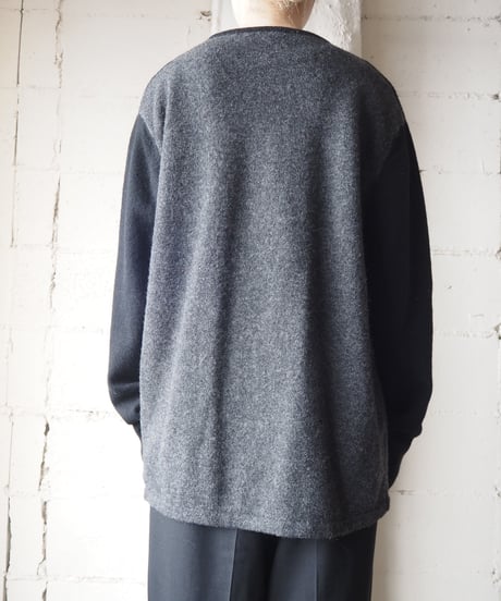 Monotone Panel Design Knit BKGR