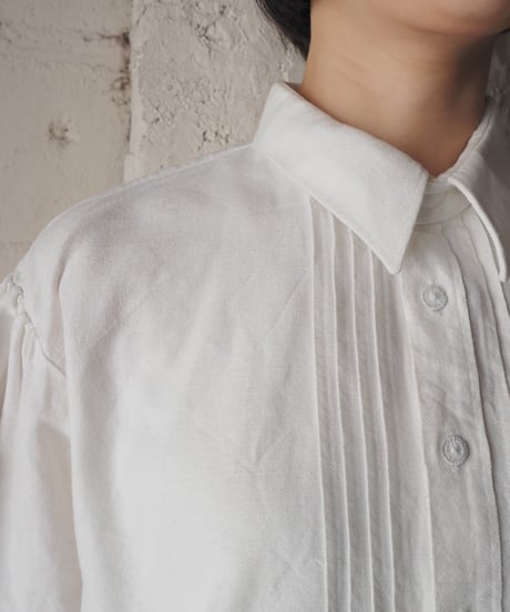 1970-80's Pleated Bosom Tyrolean Shirt WH