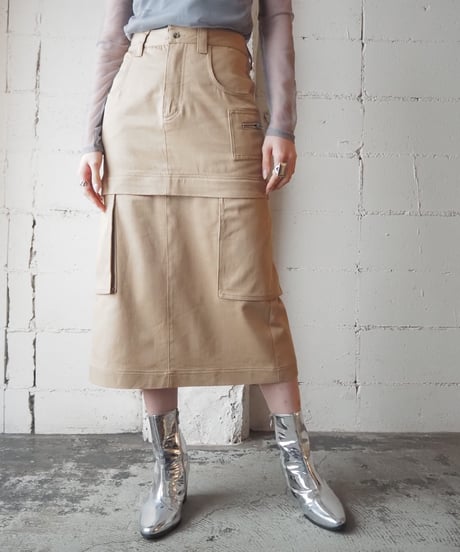 BIMBA Y LOLA Zip Separate Tight Skirt BE