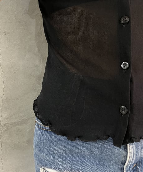 Sheer Mellow Blouse BK