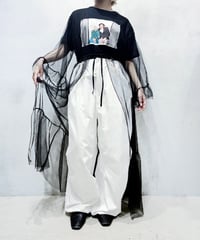 Sheer Tulle Robe BK