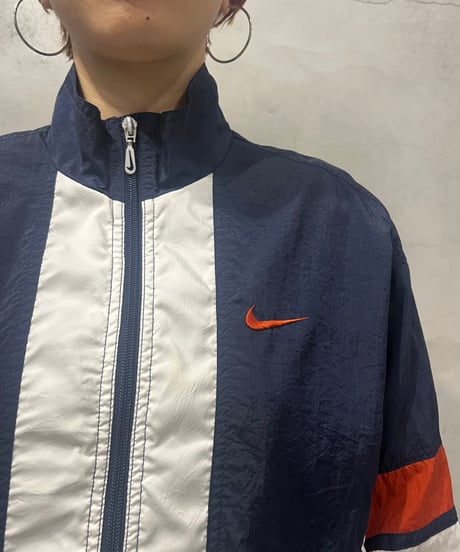 NIKE Tricolor Nylon Jacket NVWHOR