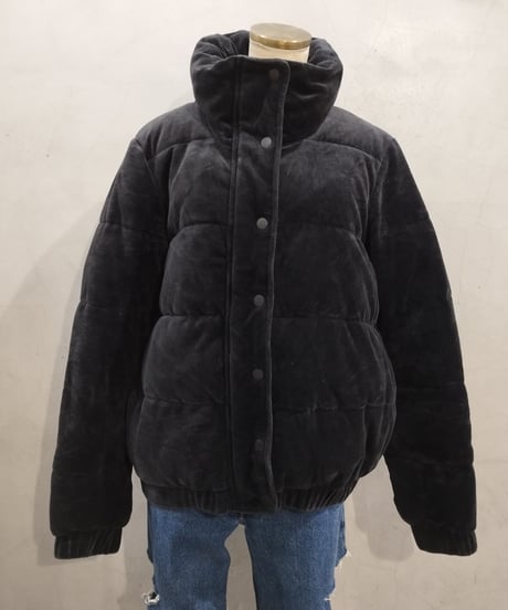 DKNY Suede Down Jacket BK